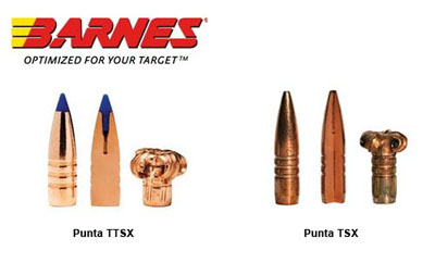 Comparativa Proyectiles Barnes TTSX vs TSX